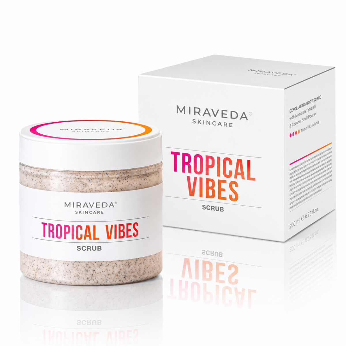 MIRAVEDA Tropical Vibes Scrub – професионален пилинг за тело