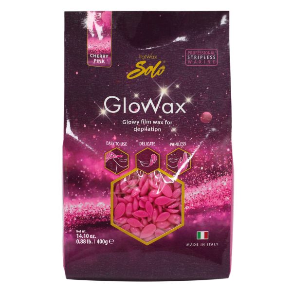 GLOWAX CHERRY PINK - ВОСОК ЗА ДЕПИЛАЦИЈА ВО ГРАНУЛИ 400гр