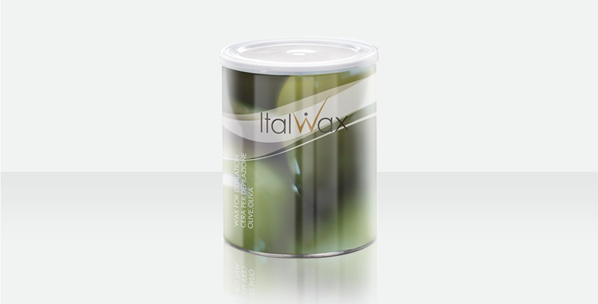 classic_lipo_oliva_800.jpg Italwax Olive Classic липосолубилен восок за депилација во лименка 800 ml